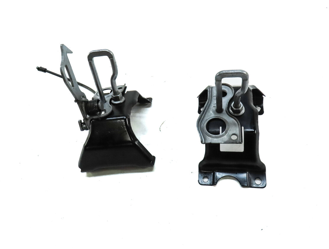 Thumbnail 2: 2014 BMW X5 (F15) HOOD SAFETY CATCH HOOK & RELEASE LEVER LATCH w/ STRIKER SET2