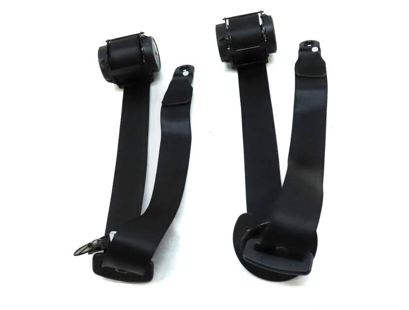 Thumbnail 2: 2014 BMW X5 (F15) REAR 2ND ROW LEFT AND RIGHT SEATBELT RETRACTOR SET 2 (Black)