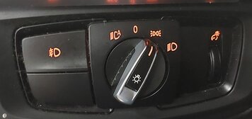 Thumbnail 2: 2014 BMW X5 (F15) HEADLIGHT HEAD LAMP FOG LIGHT DIMMER CONTROL SWITCH