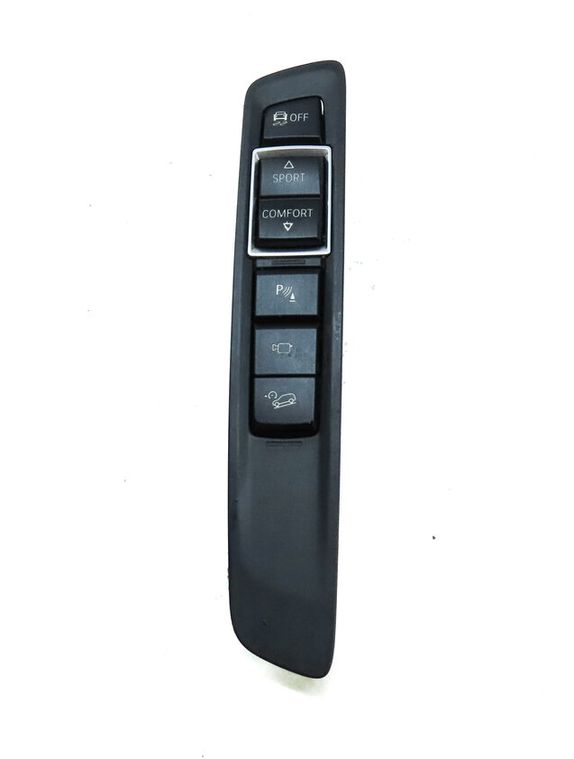 Thumbnail 3: 2014 BMW X5 (F15) SUSPENSION TRACTION CONTROL SWITCH BUTTON PANEL