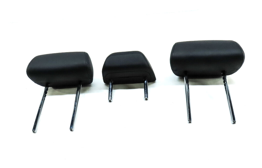 Thumbnail 2: 2014 BMW X5 (F15) REAR 2ND ROW LEFT RIGHT CENTER HEADREST SET 3 (Black)