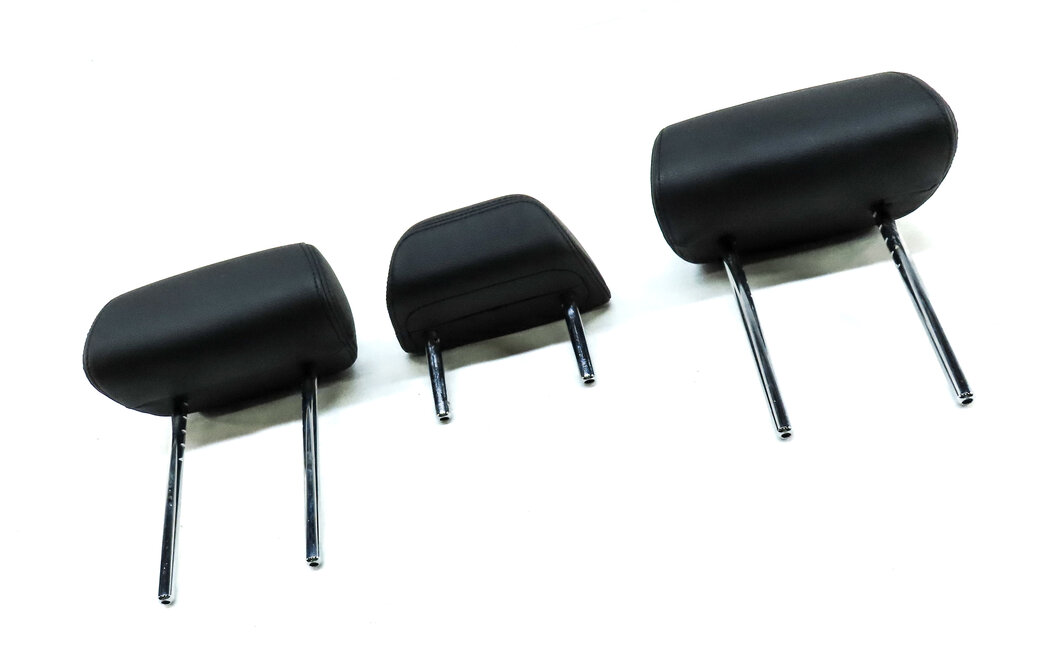 Thumbnail 3: 2014 BMW X5 (F15) REAR 2ND ROW LEFT RIGHT CENTER HEADREST SET 3 (Black)