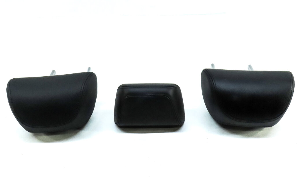 Thumbnail 4: 2014 BMW X5 (F15) REAR 2ND ROW LEFT RIGHT CENTER HEADREST SET 3 (Black)