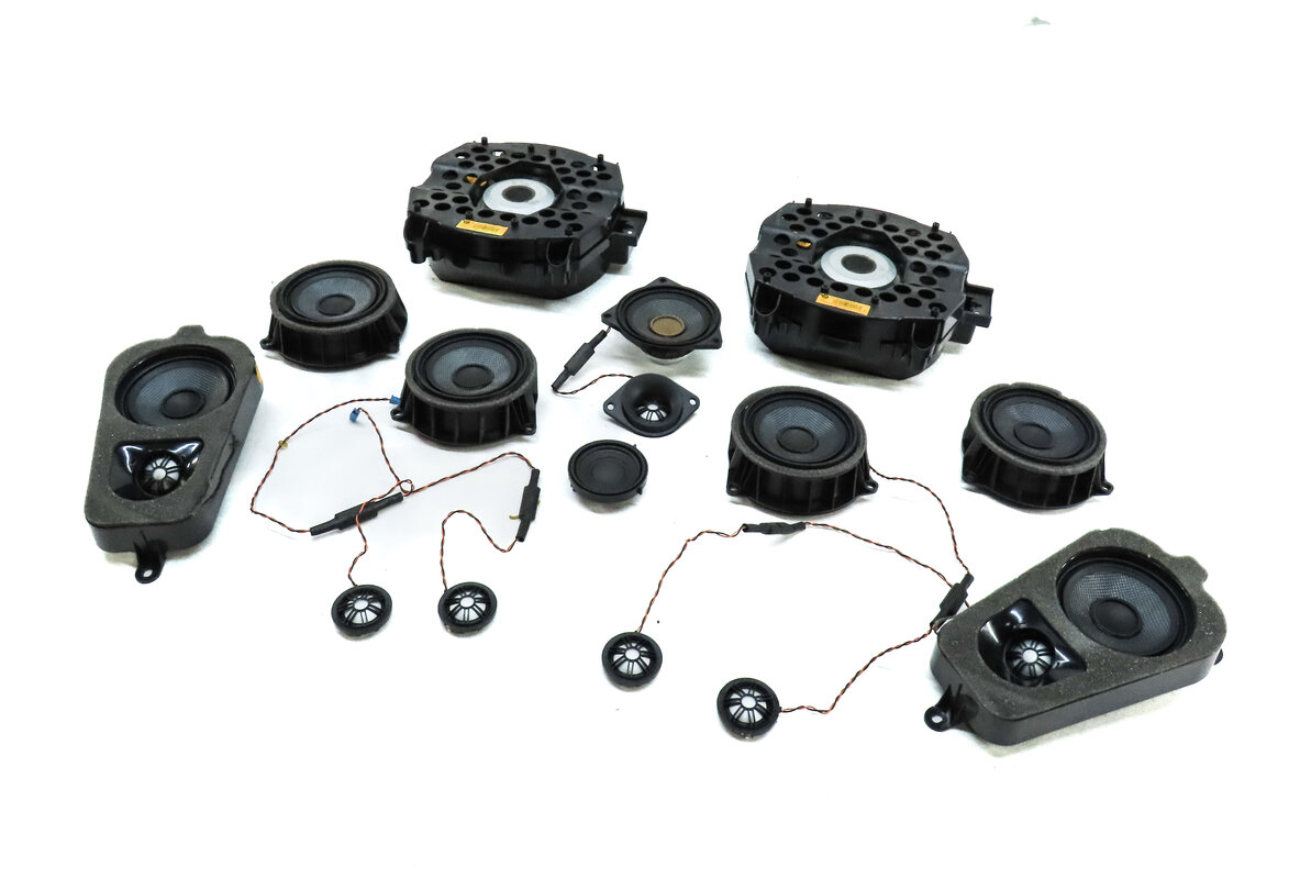 2014 BMW X5 (F15) FRONT REAR LEFT RIGHT DOOR DASH HARMAN KARDON SPEAKER SET
