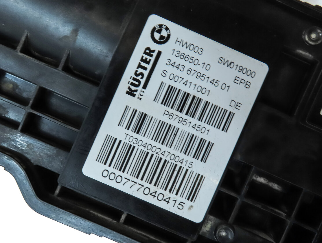 Thumbnail 6: 2014 BMW X5 (F15) EMERGENCY HILL PARKING BRAKE ACTUATOR WITH CABLES