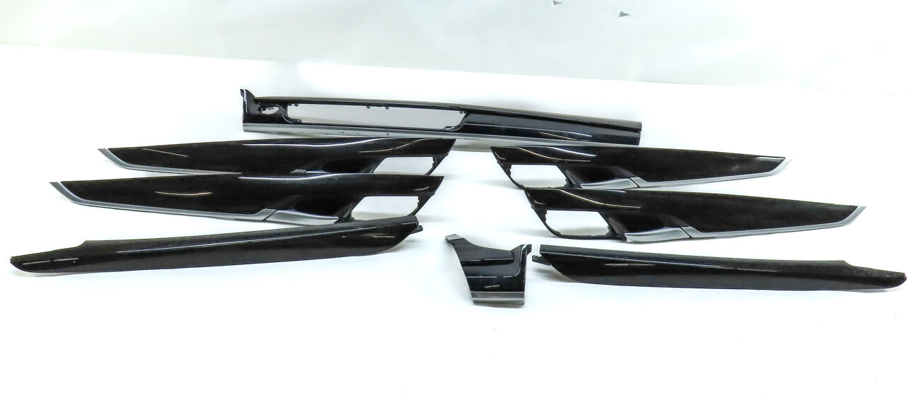 Thumbnail 2: 2014 BMW X5 (F15) FRONT REAR LEFT RIGHT DOOR DASH CONSOLE TRIM SET (Fine Oak)