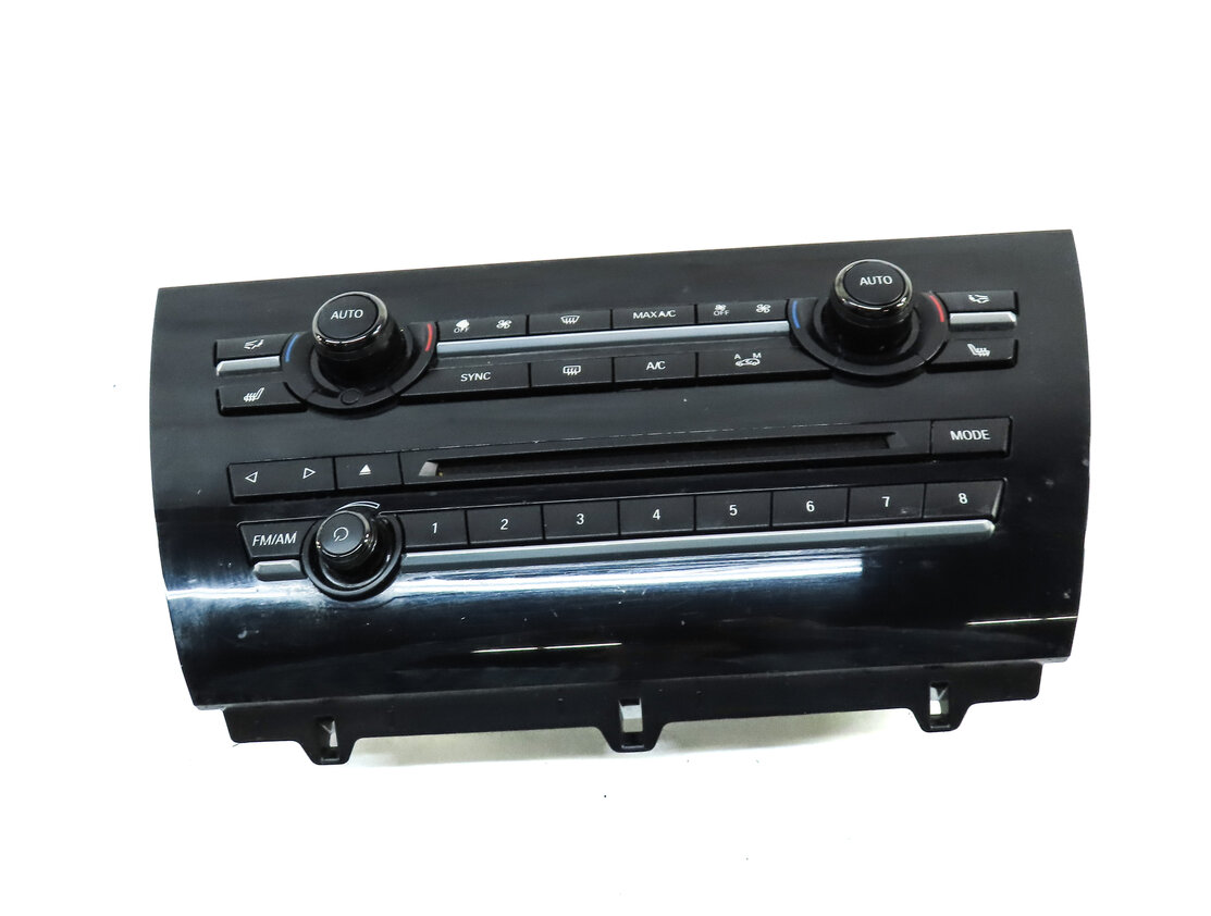 Thumbnail 3: 14-18 BMW X5 X5M (F15 F85) FRONT HEATER A/C CLIMATE CONTROL PANEL (w/o ceramic)