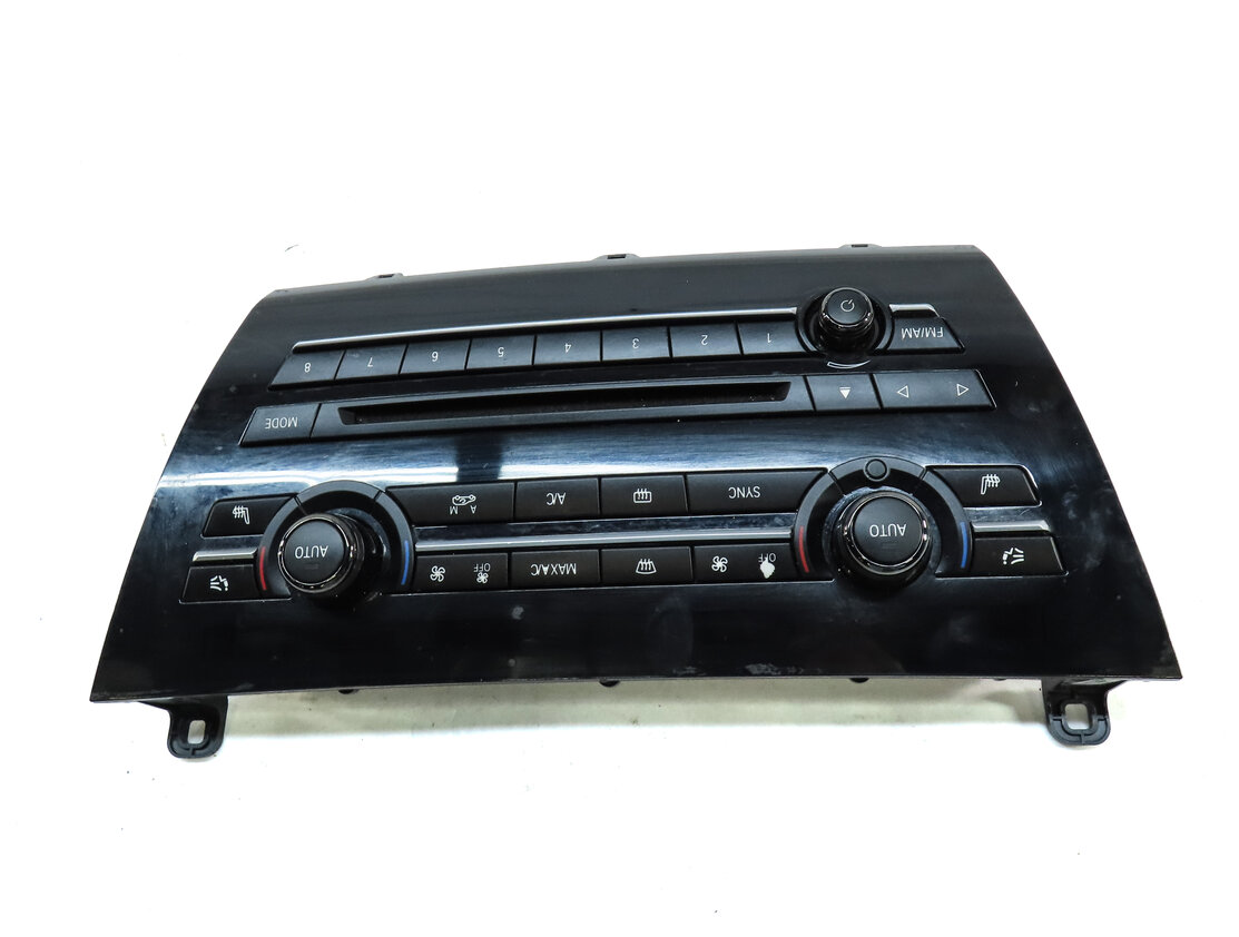 Thumbnail 4: 14-18 BMW X5 X5M (F15 F85) FRONT HEATER A/C CLIMATE CONTROL PANEL (w/o ceramic)