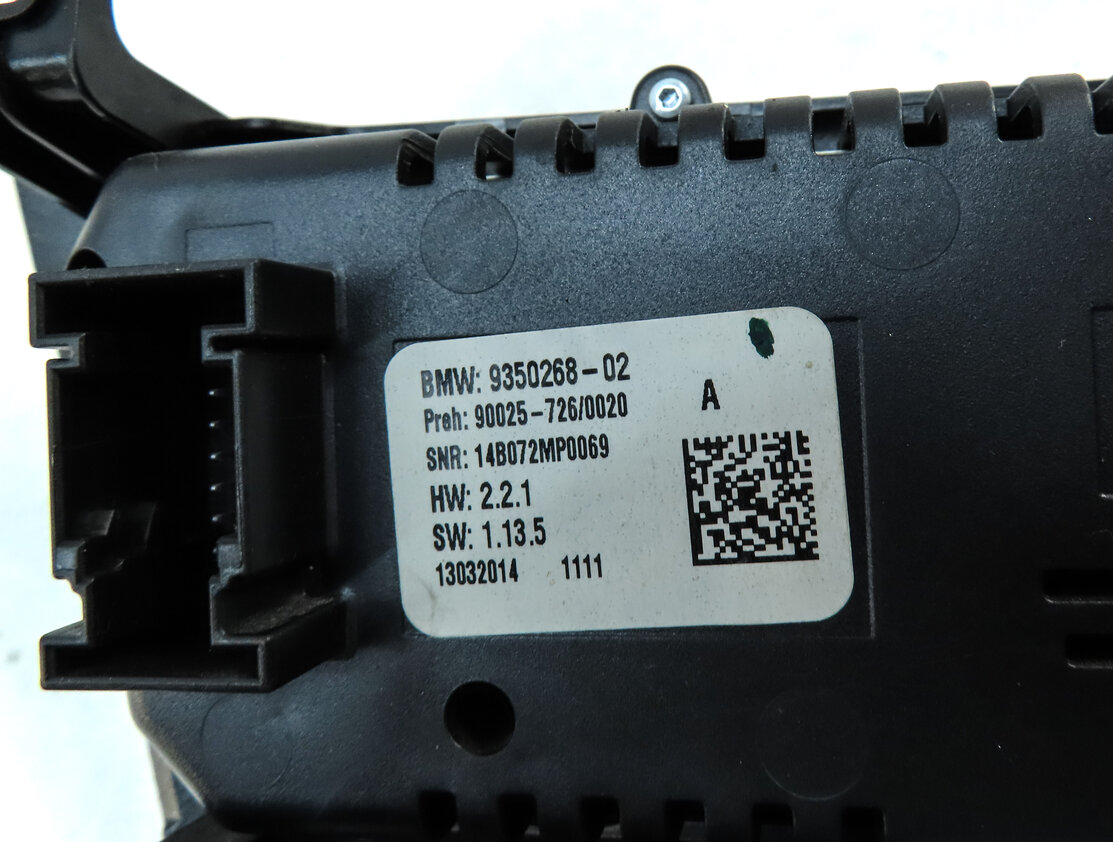 Thumbnail 7: 14-18 BMW X5 X5M (F15 F85) FRONT HEATER A/C CLIMATE CONTROL PANEL (w/o ceramic)