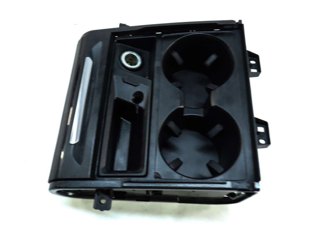 Thumbnail 8: 2014 BMW X5 (F15) FRONT CENTER CONSOLE CUPHOLDER CUP HOLDER w/ ROLL UP DOOR