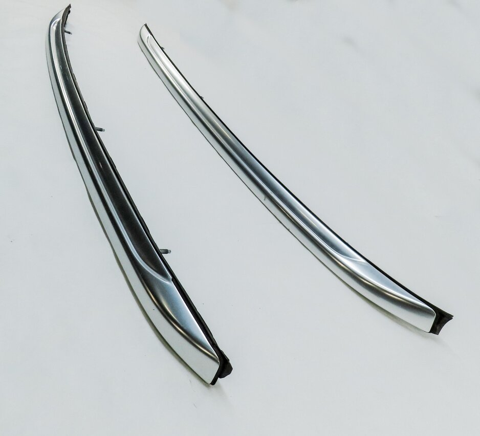 Thumbnail 3: 2013 BMW X1 (E84) LEFT & RIGHT LUGGAGE CARGO ROOF RACK RAIL SET 2 (SILVER)