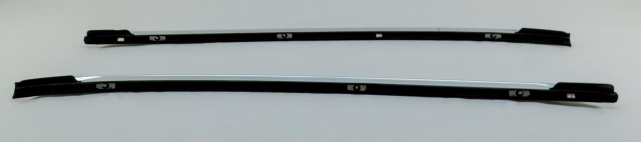 Thumbnail 4: 2013 BMW X1 (E84) LEFT & RIGHT LUGGAGE CARGO ROOF RACK RAIL SET 2 (SILVER)