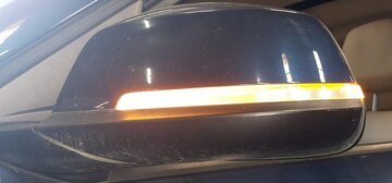 Thumbnail 2: 2013-2015 BMW X1 (E84) LEFT DRIVER P-FOLD AUTODIM MEMORY DOOR MIRROR (SEA BLUE)