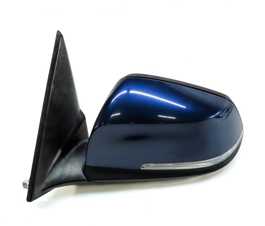 Thumbnail 5: 2013-2015 BMW X1 (E84) LEFT DRIVER P-FOLD AUTODIM MEMORY DOOR MIRROR (SEA BLUE)