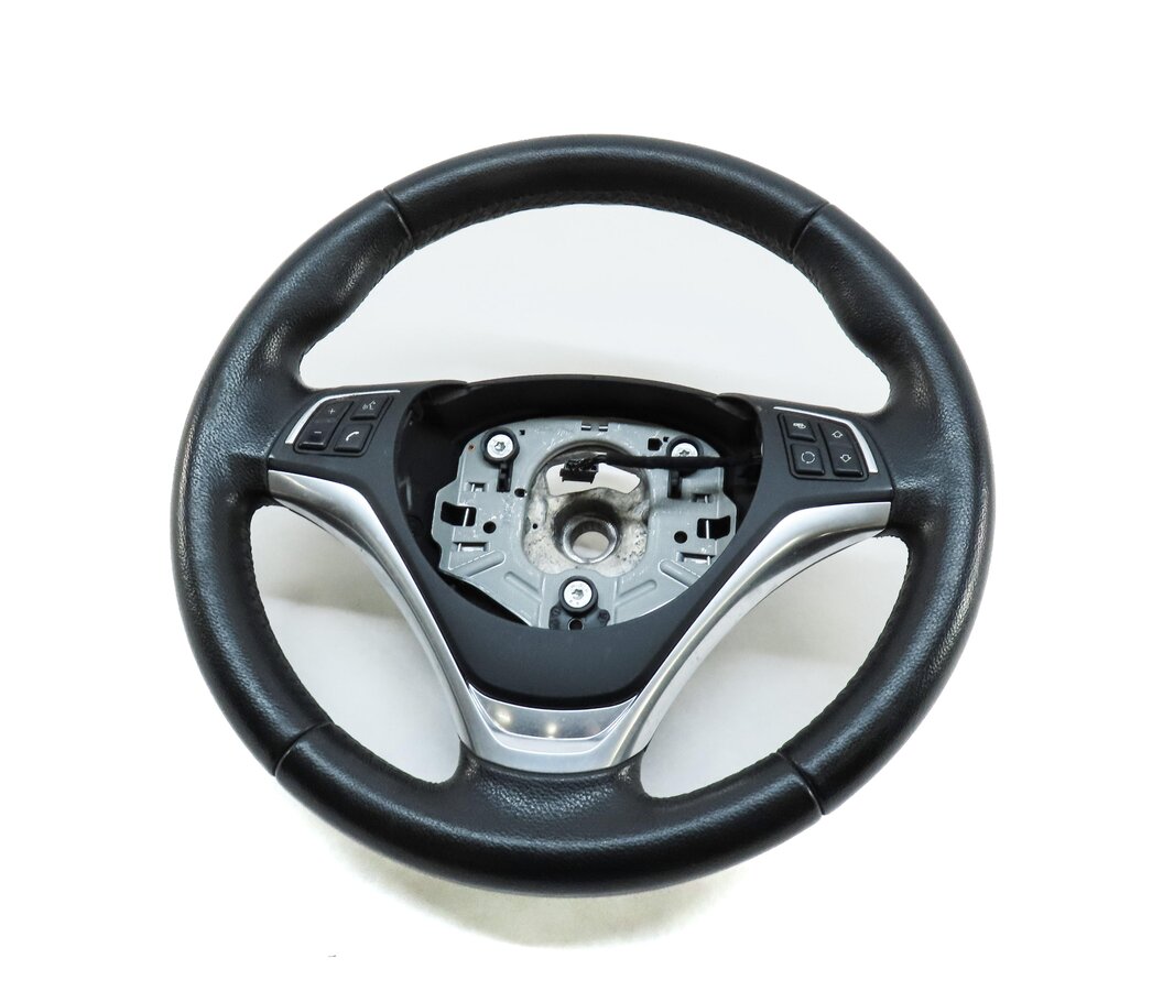 Thumbnail 4: 06-15 BMW 1 3 X1 SERIES (E84 E87 E90) 3 SPOKE SPORT STEERING WHEEL w/ SWITCHES
