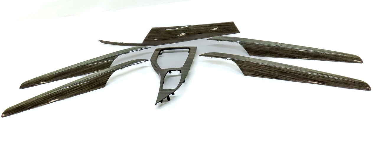Thumbnail 2: 2013 BMW X1 (E84) FRONT REAR LEFT RIGHT INTERIOR TRIM SET6 (FINELINE LIGHT WOOD)