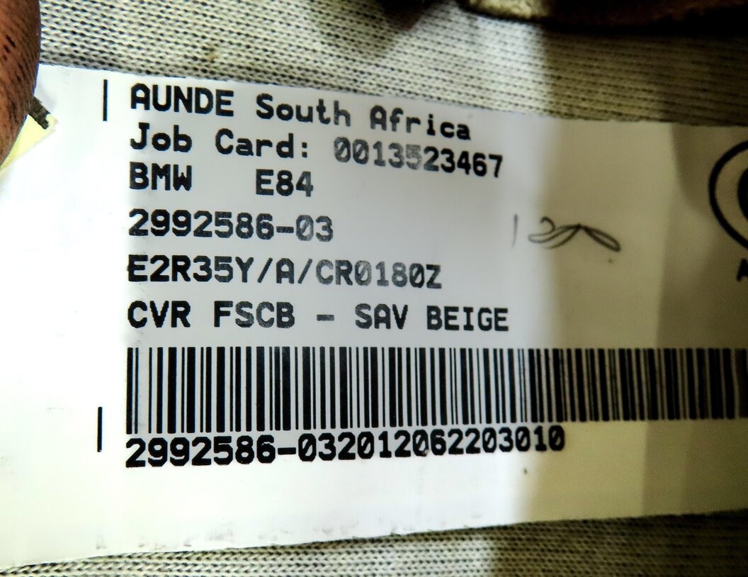Thumbnail 7: 2013 BMW X1 (E84) FRONT LEFT DRIVER LOWER SEAT CUSHION (BEIGE NEVADA LEATHER)