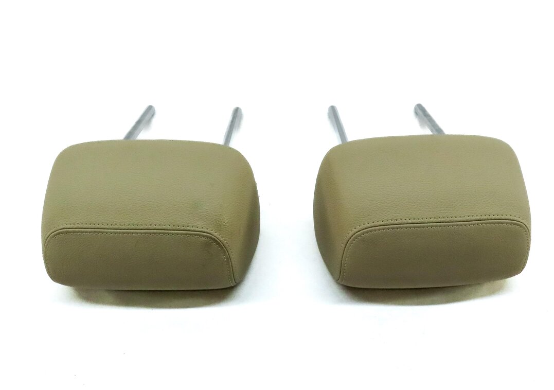 Thumbnail 4: 2013-2015 BMW X1 (E84) REAR LEFT & RIGHT SEAT HEADREST HEAD REST SET (BEIGE)