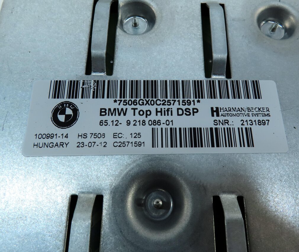 Thumbnail 5: 11-15 BMW 135i 328i 335i M3 X1 (E81 E87 E90) HARMAN BECKER AUDIO AMP AMPLIFIER