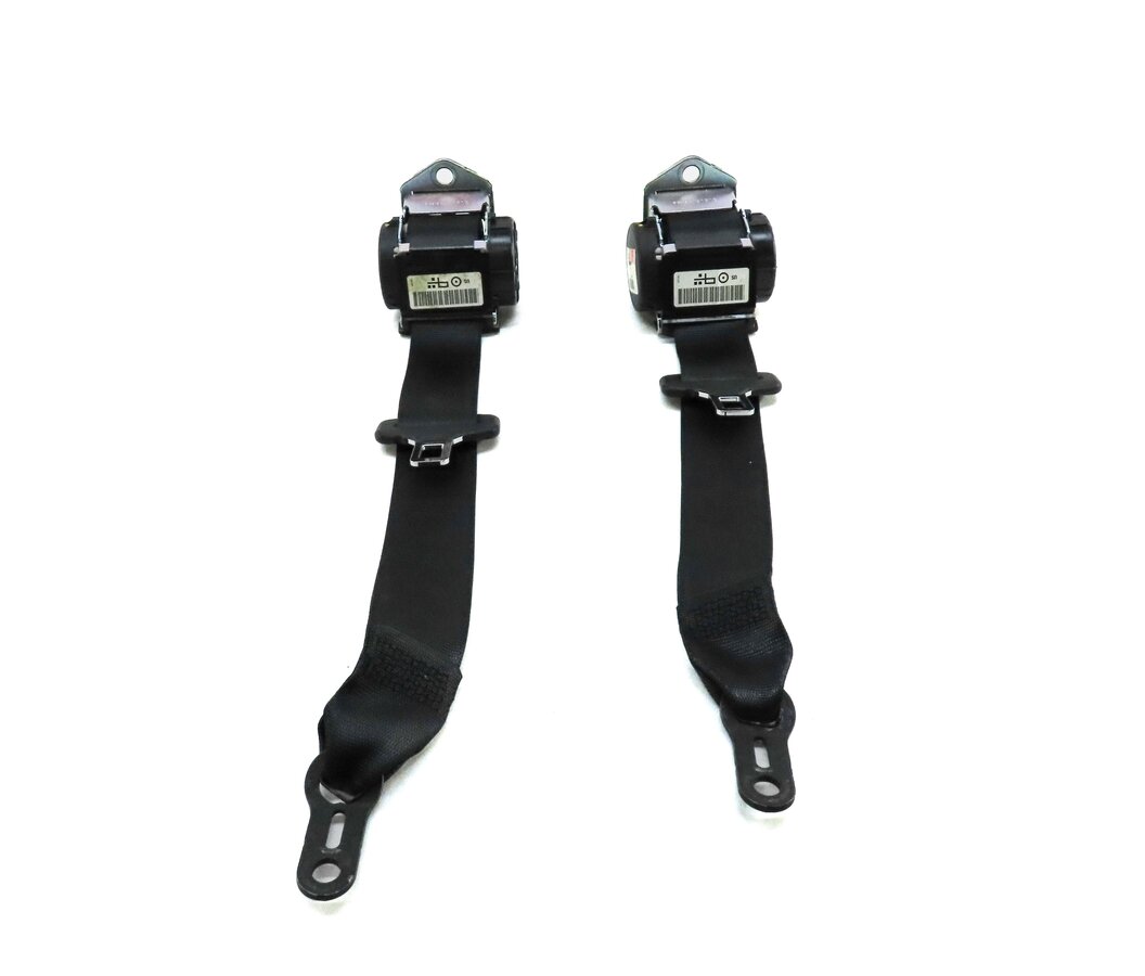 Thumbnail 2: 2013 BMW X1 (E84) REAR 2ND ROW LEFT & RIGHT SEATBELT RETRACTOR SET 2 (BLACK)