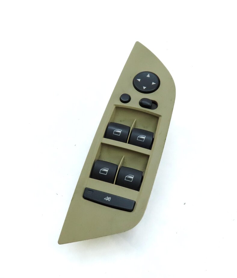 Thumbnail 1: 12-15 BMW X1 (E84) LEFT DRIVER DOOR MASTER WINDOW SWITCH (POWER FOLDING) BEIGE