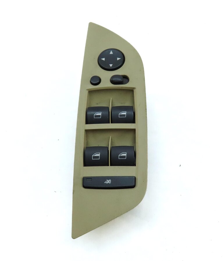 Thumbnail 2: 12-15 BMW X1 (E84) LEFT DRIVER DOOR MASTER WINDOW SWITCH (POWER FOLDING) BEIGE
