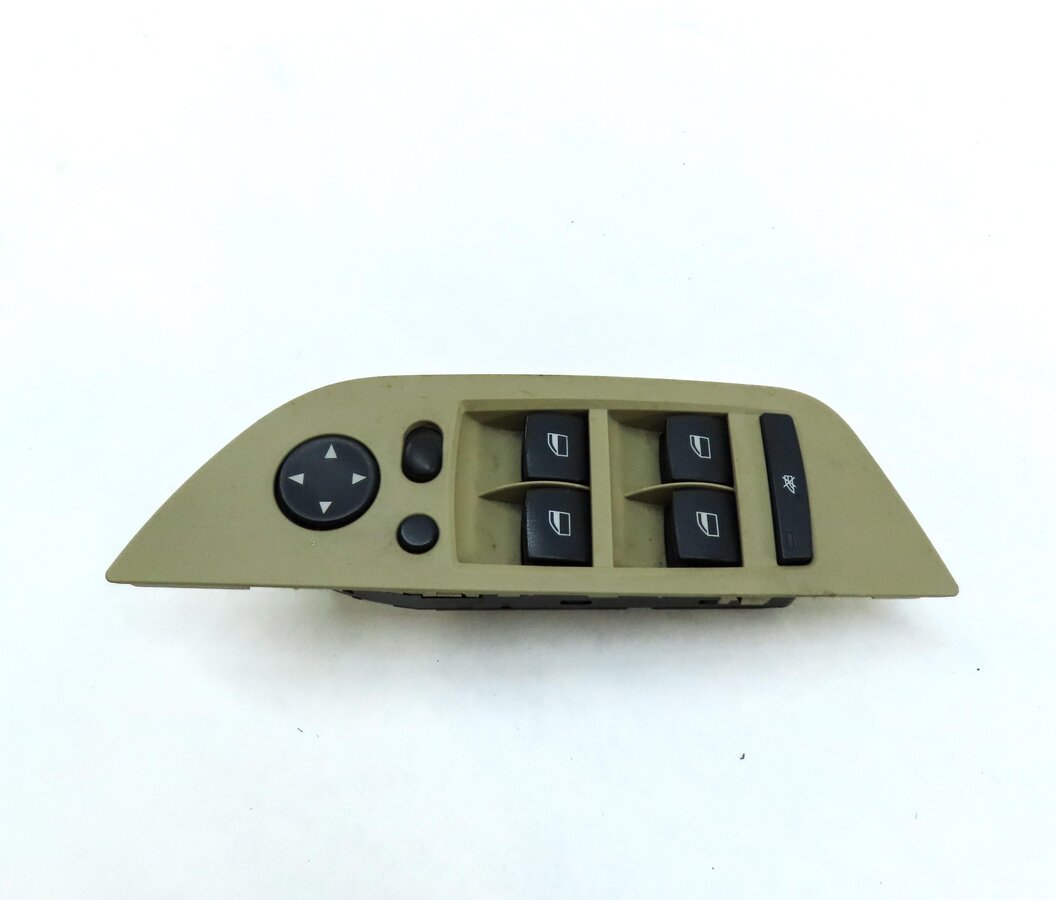 Thumbnail 3: 12-15 BMW X1 (E84) LEFT DRIVER DOOR MASTER WINDOW SWITCH (POWER FOLDING) BEIGE