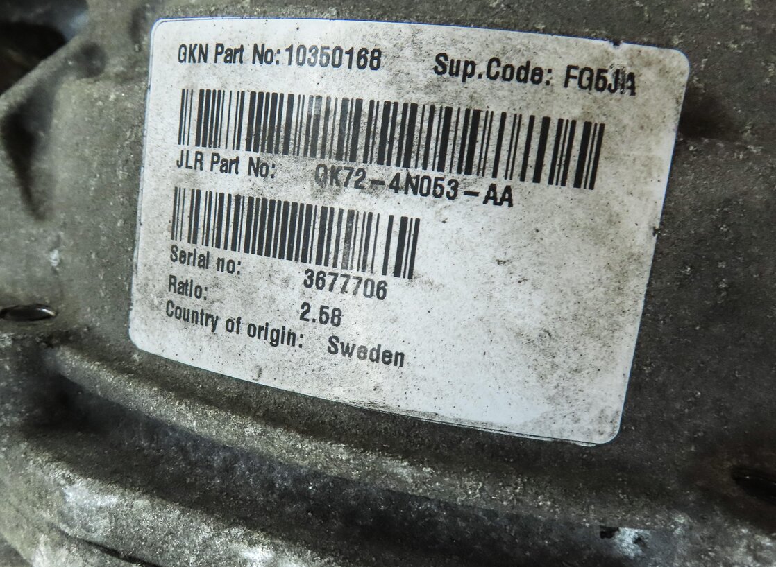 Thumbnail 10: 16-19 JAGUAR E-PACE / LAND ROVER DISCOVERY SPORT (L550) REAR DIFFERENTIAL GEAR