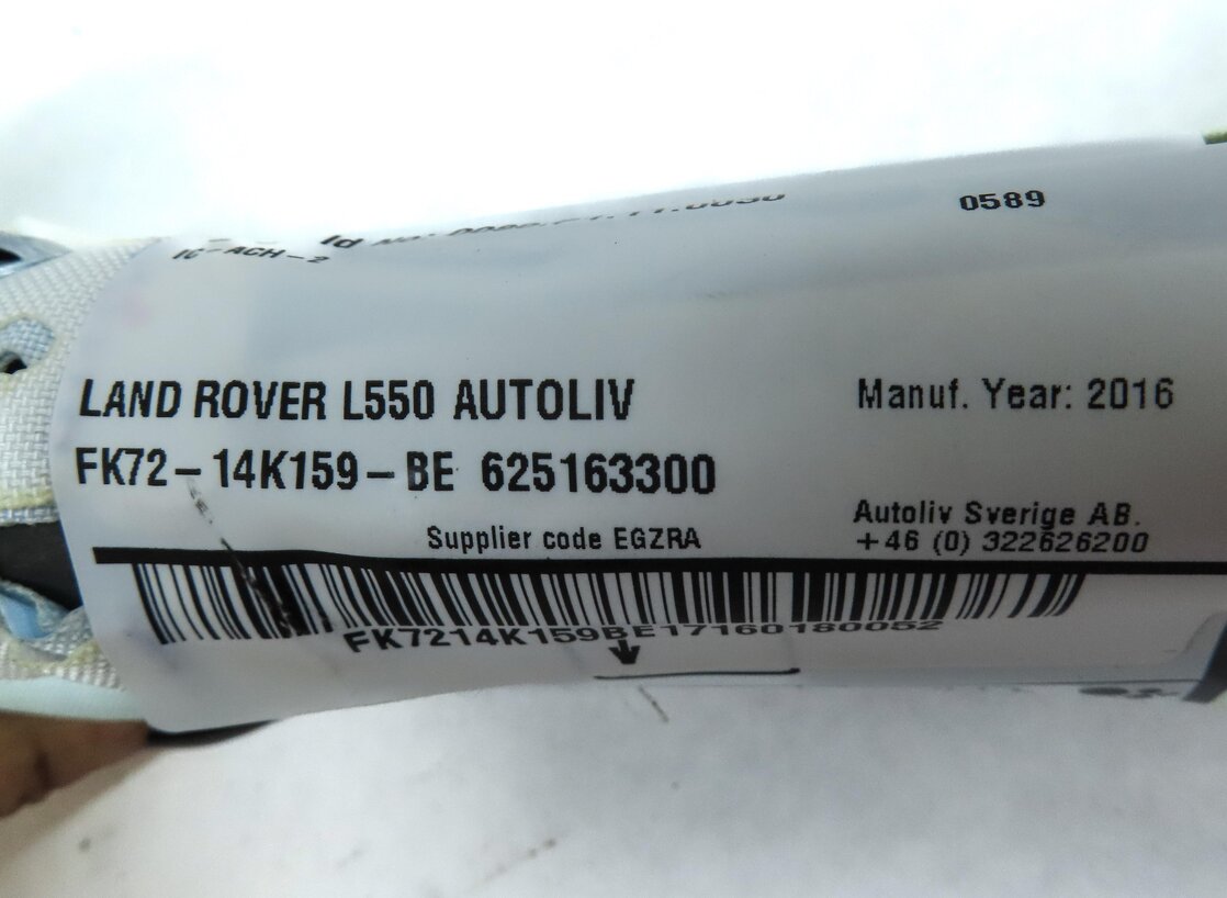 Thumbnail 5: 15-19 LAND ROVER DISCOVERY SPORT (L550) RIGHT SIDE ROOF CURTAIN AIRBAG AIR BAG