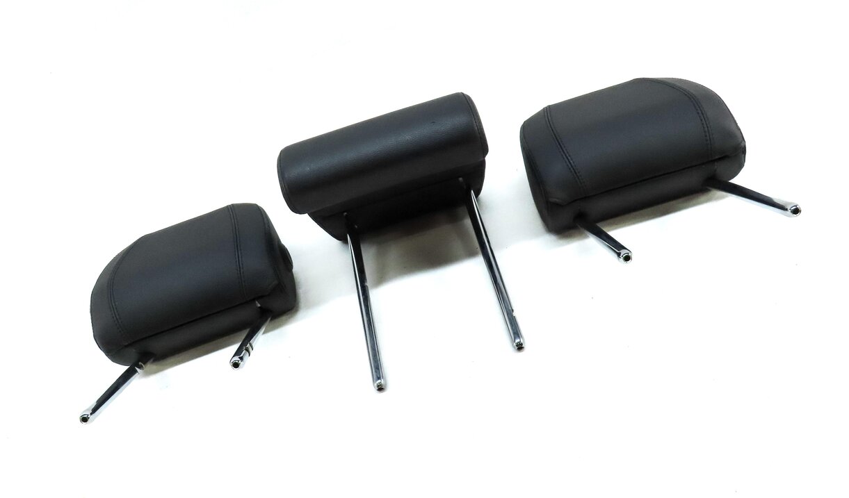 Thumbnail 3: 15-19 ROVER DISCOVERY SPORT L550 REAR 2ND ROW LEFT RIGHT CENTER HEADREST (BLACK)