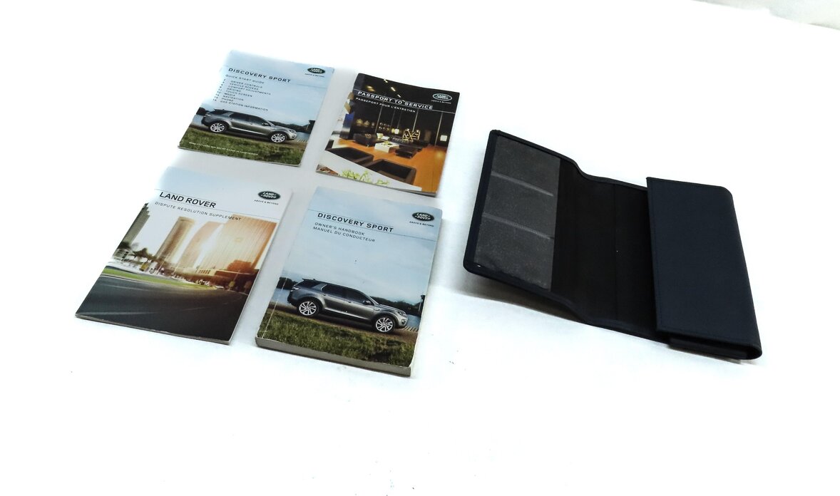 2016 LAND ROVER DISCOVERY SPORT (L550) OWNERS MANUAL BOOKLET SET 4 w/ CASE
