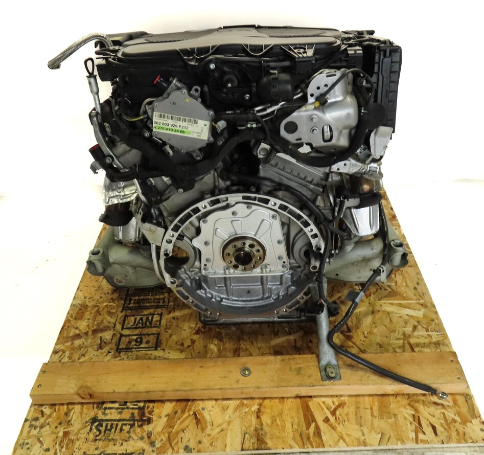 Thumbnail 14: 13 MERCEDES E350 SEDAN W212 3.5L M276 RWD ENGINE ASSEMBLY 116k -ASE TEST & VIDEO
