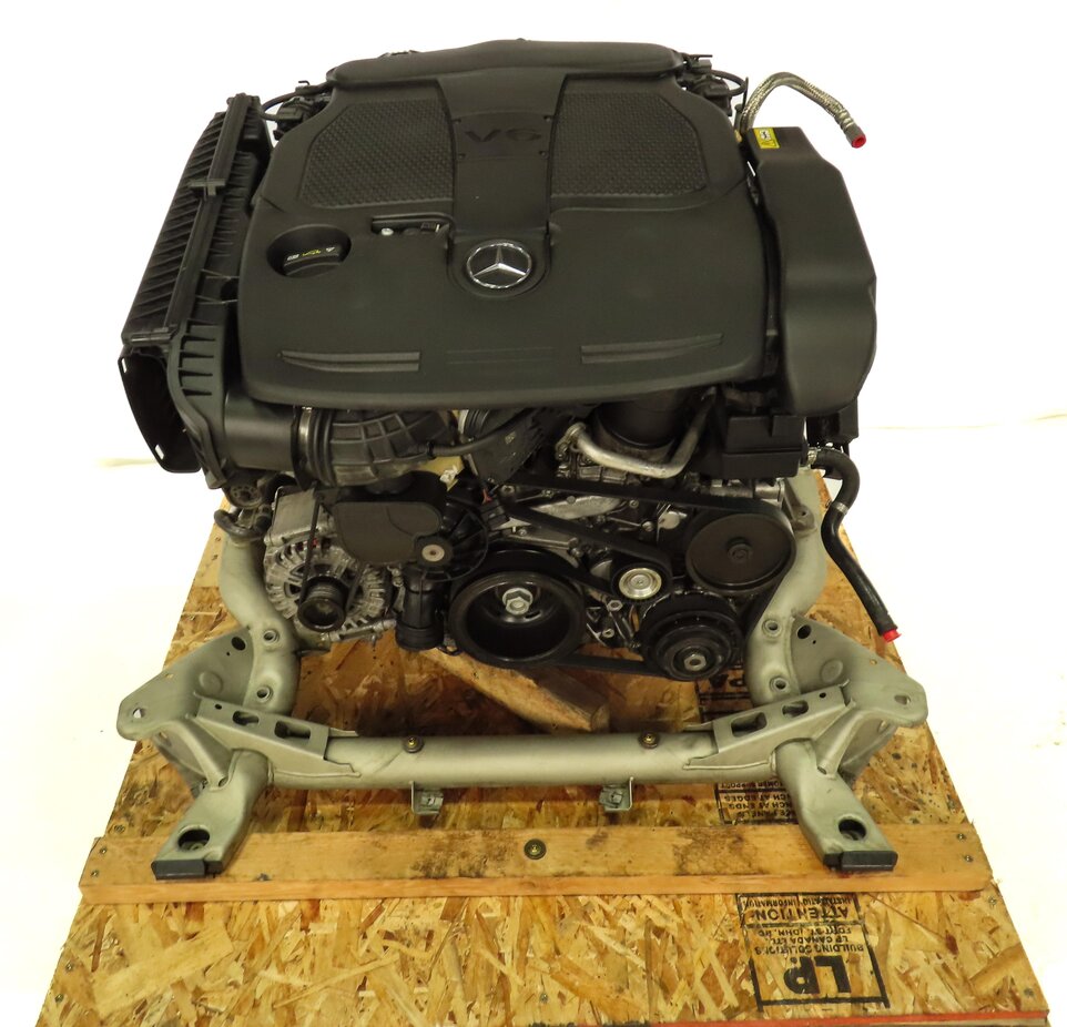 Thumbnail 3: 13 MERCEDES E350 SEDAN W212 3.5L M276 RWD ENGINE ASSEMBLY 116k -ASE TEST & VIDEO