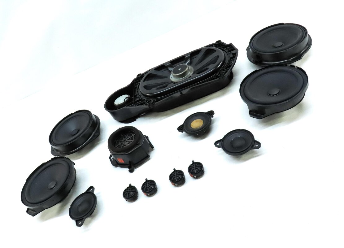 Thumbnail 17: 2013 MERCEDES E CLASS (W212) FRONT REAR LEFT RIGHT STEREO LOGIC 7 SPEAKER SET 14