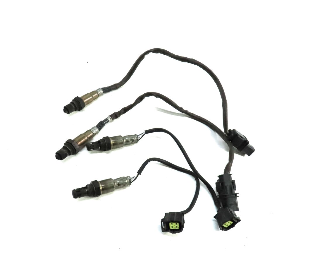 Thumbnail 1: 2013 MERCEDES E CLASS (W212) 3.5L M276 PRE POST CAT O2 OXYGEN SENSOR SET 4