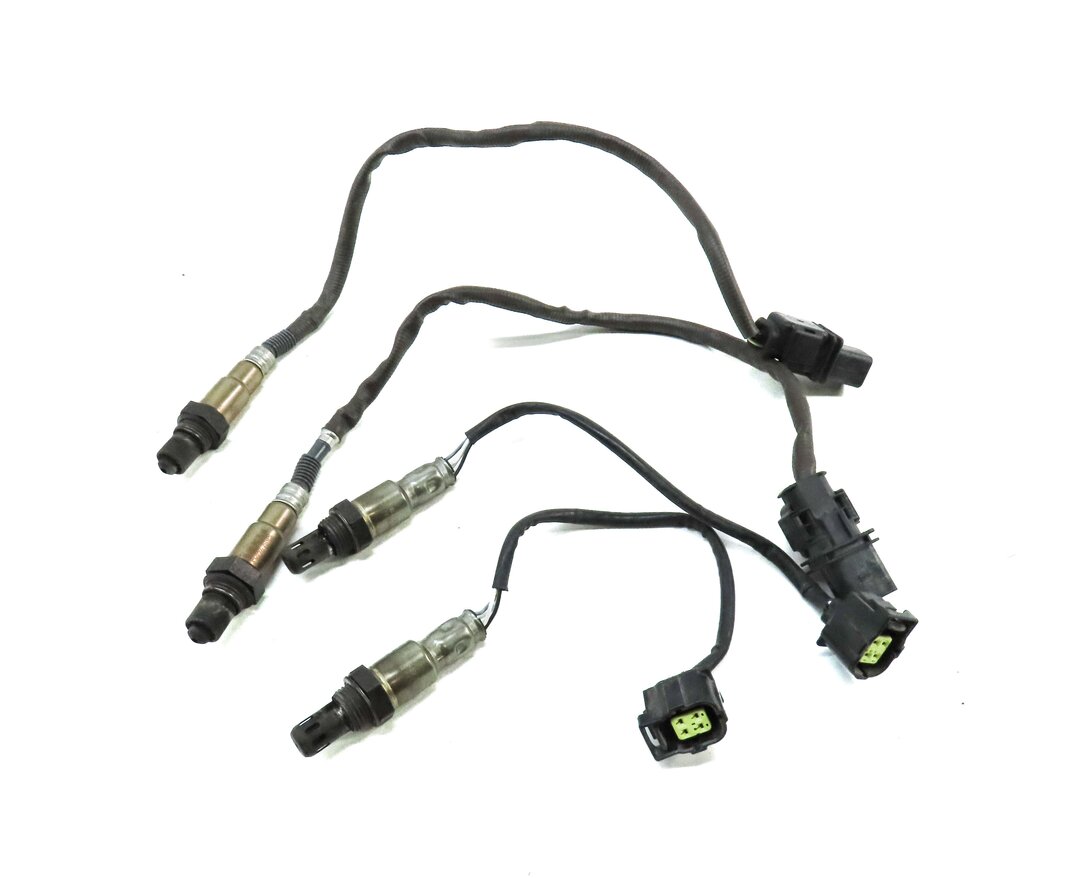 Thumbnail 2: 2013 MERCEDES E CLASS (W212) 3.5L M276 PRE POST CAT O2 OXYGEN SENSOR SET 4