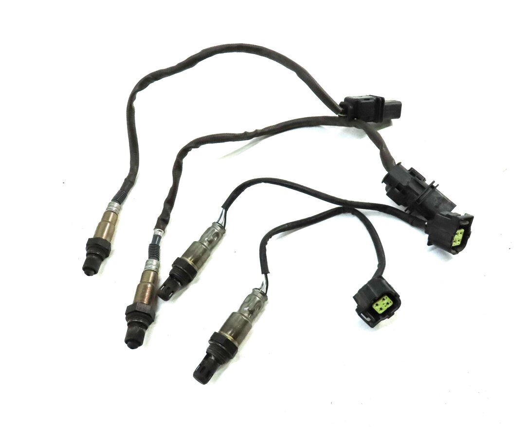Thumbnail 3: 2013 MERCEDES E CLASS (W212) 3.5L M276 PRE POST CAT O2 OXYGEN SENSOR SET 4