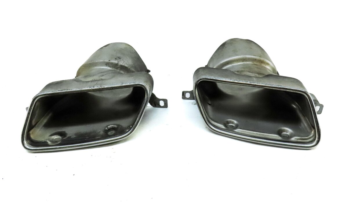 Thumbnail 2: 2012 MERCEDES BENZ E350 (W212) MUFFLER EXHAUST LEFT & RIGHT TIP SET2
