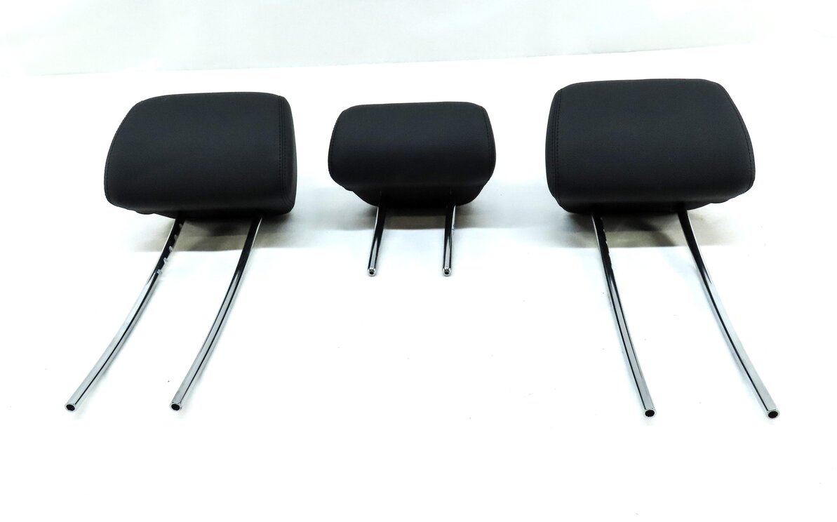 Thumbnail 2: 10-16 E-CLASS W212 SEDAN WAGON REAR LEFT RIGHT CENTER SEAT HEADREST SET3 (BLACK)