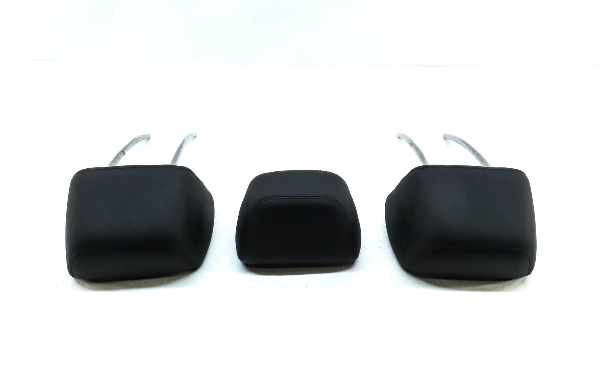 Thumbnail 5: 10-16 E-CLASS W212 SEDAN WAGON REAR LEFT RIGHT CENTER SEAT HEADREST SET3 (BLACK)
