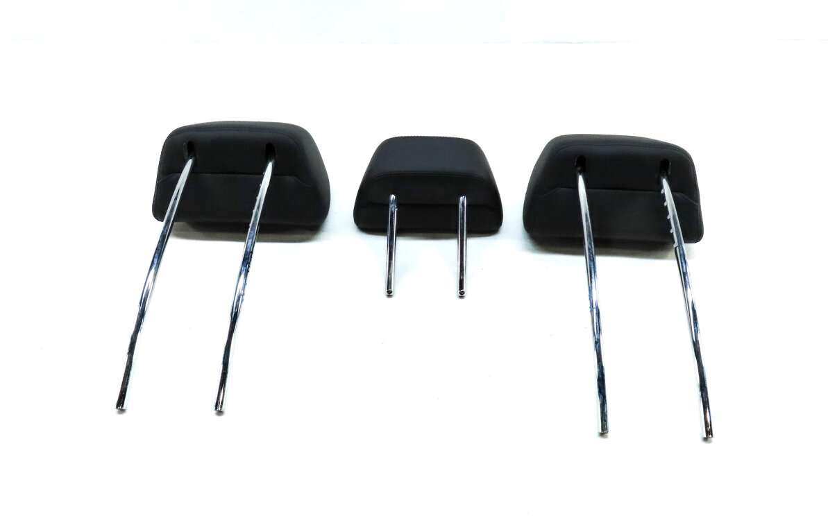 Thumbnail 6: 10-16 E-CLASS W212 SEDAN WAGON REAR LEFT RIGHT CENTER SEAT HEADREST SET3 (BLACK)