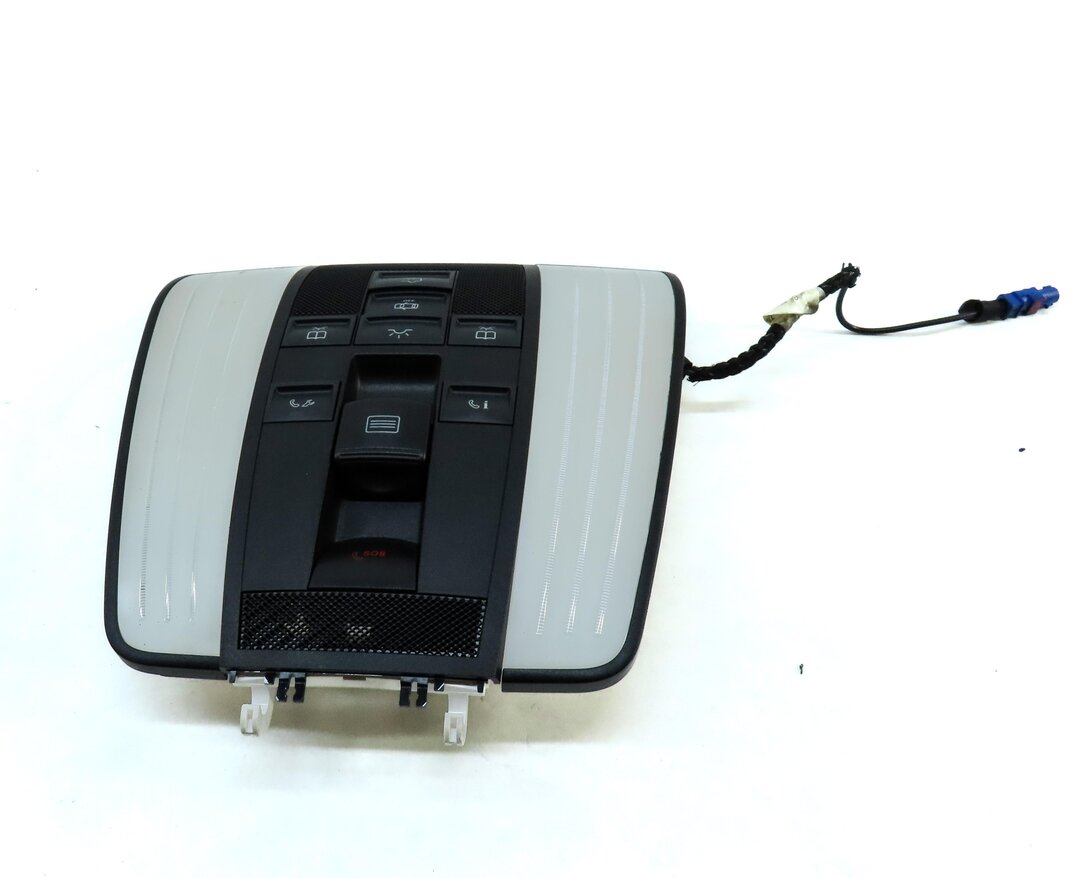 Thumbnail 3: 2013 MERCEDES E CLASS (W212) FRONT ROOF DOME LIGHT LAMP w/ SWITCHES (BLACK)