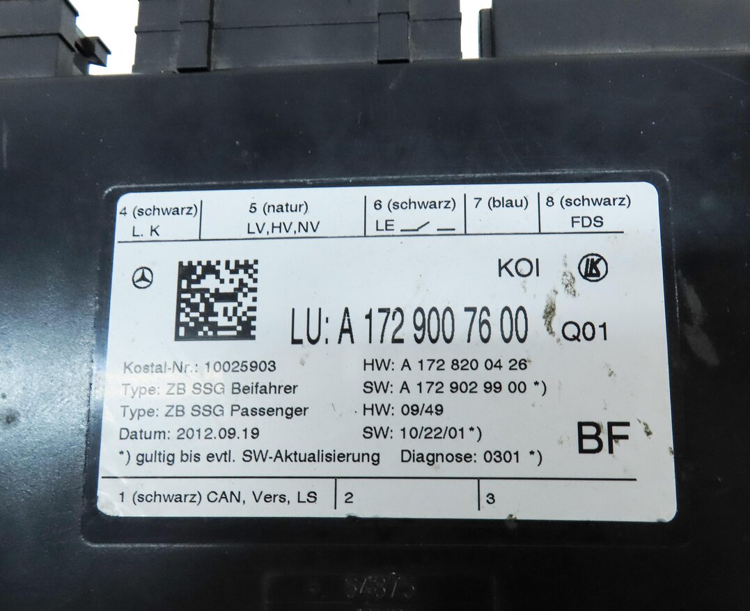 Thumbnail 3: 10-18 MERCEDES E CLS CLASS (W212 W218) RIGHT FRONT PASSENGER SEAT CONTROL MODULE