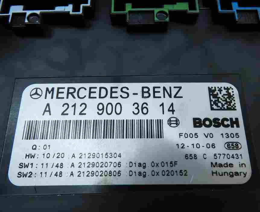 Thumbnail 5: 2013 MERCEDES E CLASS (W212) FRONT SIGNAL ACQUISITION MODULE SAM 2129003614