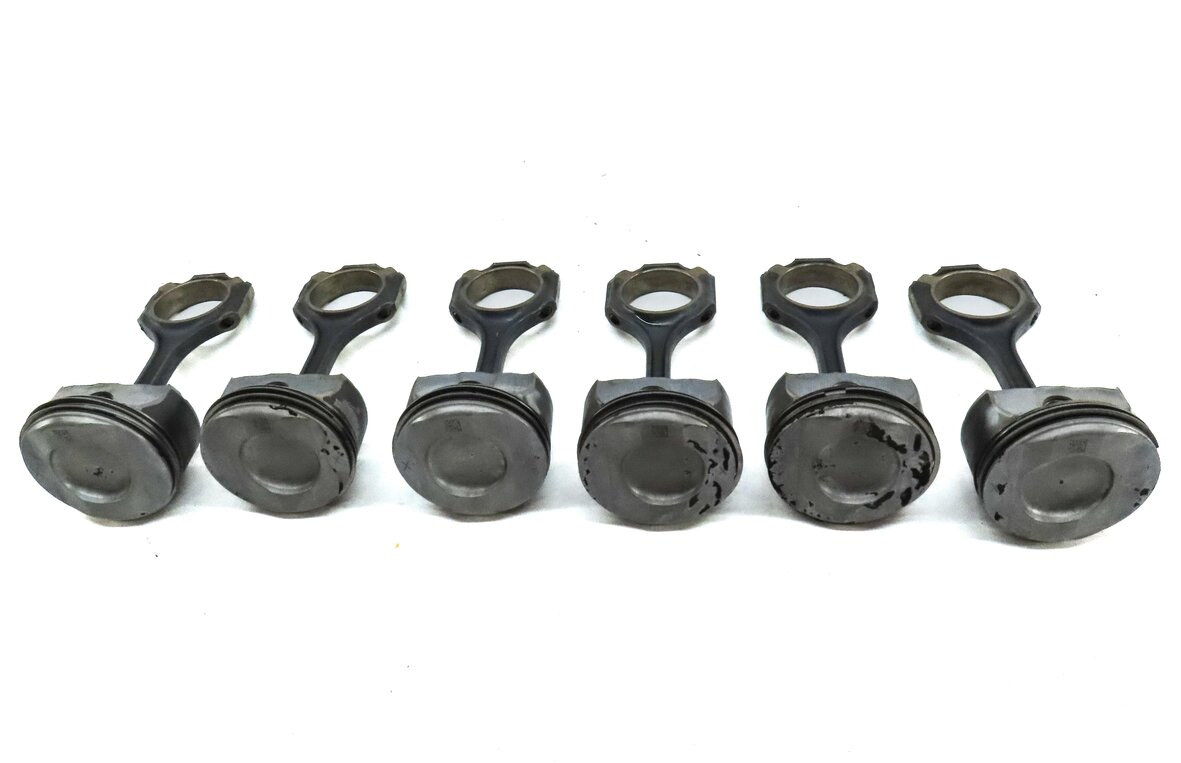 Thumbnail 3: 12-18 MERCEDES C300 C350 E350 GLE350 GLK350 ML350 SLK350 SLK350 3.5L PISTON SET6