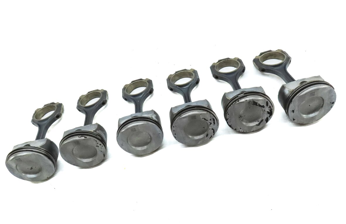 Thumbnail 4: 12-18 MERCEDES C300 C350 E350 GLE350 GLK350 ML350 SLK350 SLK350 3.5L PISTON SET6