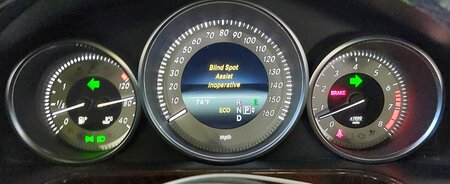 Thumbnail 2: 2014 MERCEDES E-CLASS (A207 C207 W207 W212) SPEEDOMETER GAUGE CLUSTER (155k)