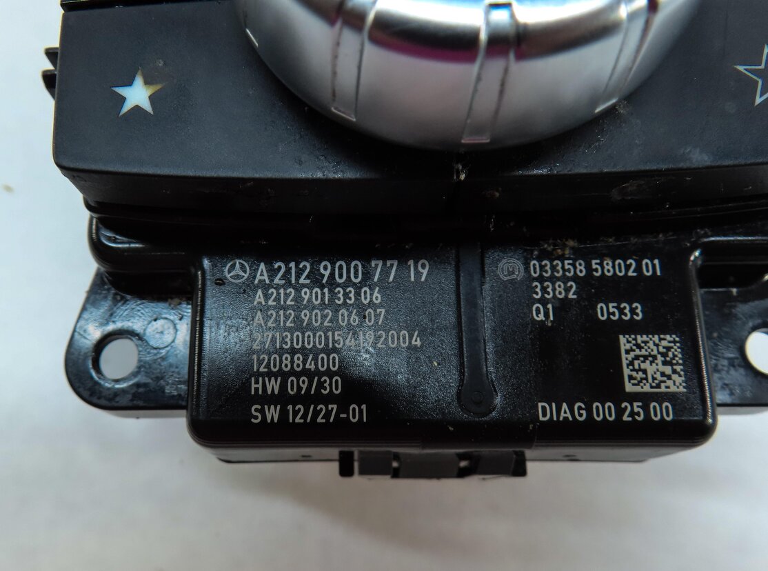 Thumbnail 6: 2014 MERCEDES E CLASS SEDAN (W212) CENTER CONSOLE MEDIA CONTROL KNOB 2129007719