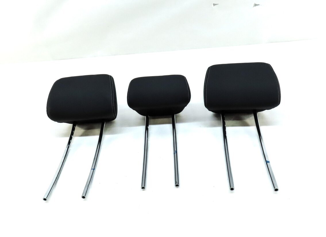 Thumbnail 2: 10-16 E-CLASS W212 SEDAN WAGON REAR LEFT RIGHT CENTER SEAT HEADREST SET3 (BLACK)