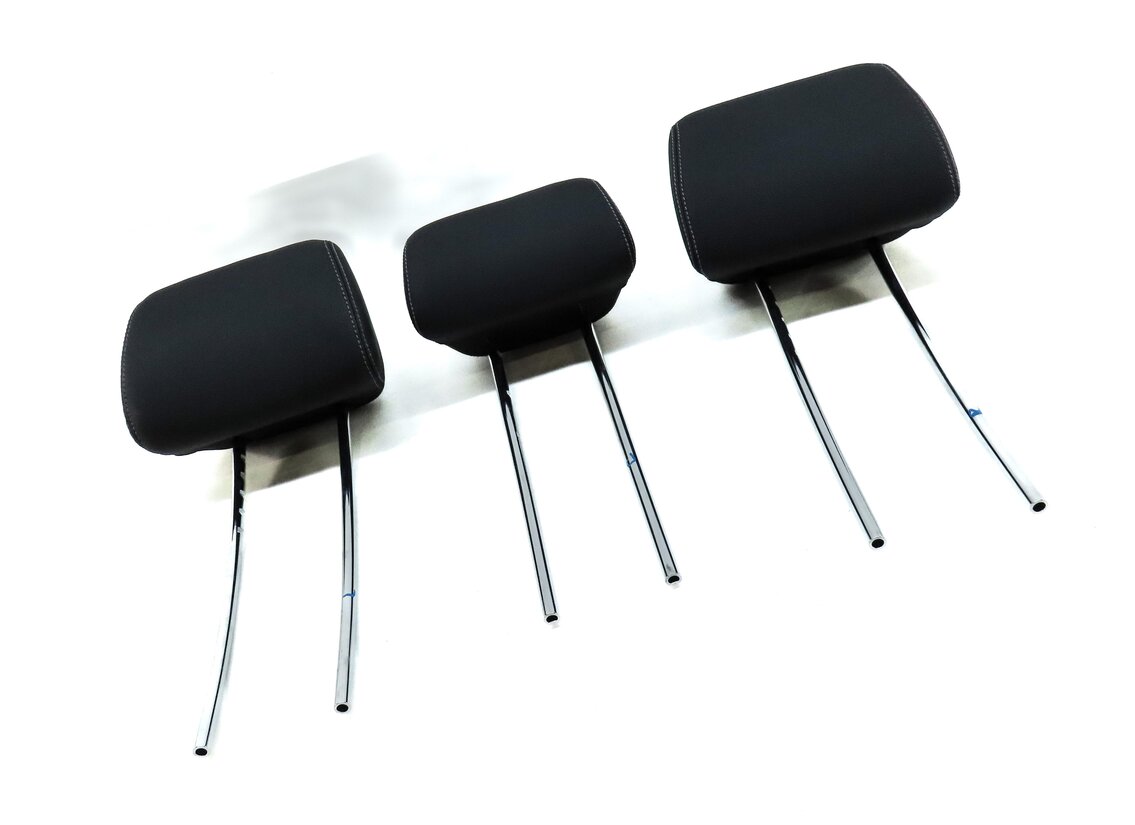 Thumbnail 3: 10-16 E-CLASS W212 SEDAN WAGON REAR LEFT RIGHT CENTER SEAT HEADREST SET3 (BLACK)